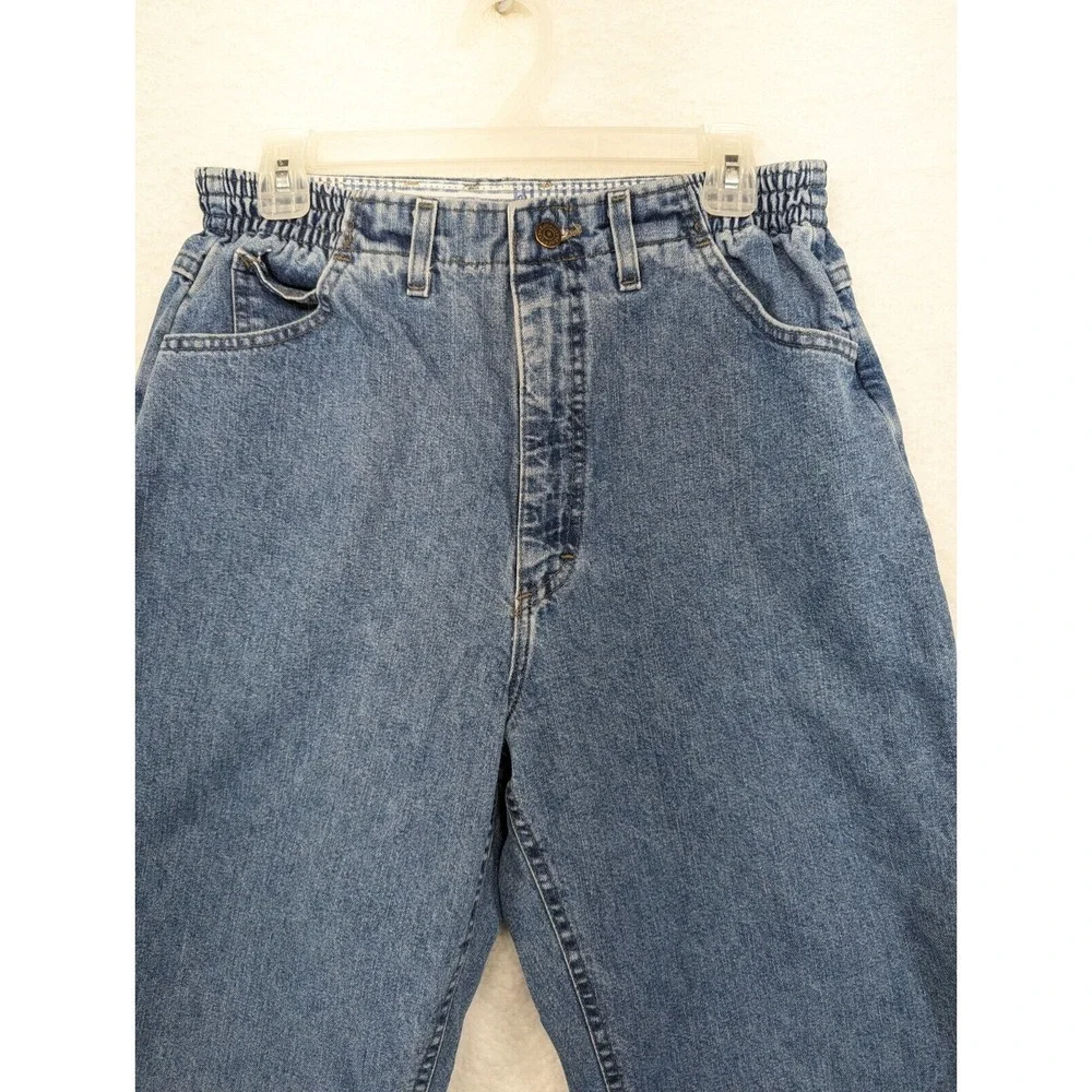 LEE Original Loose Mom Jean med wash High Rise VTG 90s 12M‎ 20